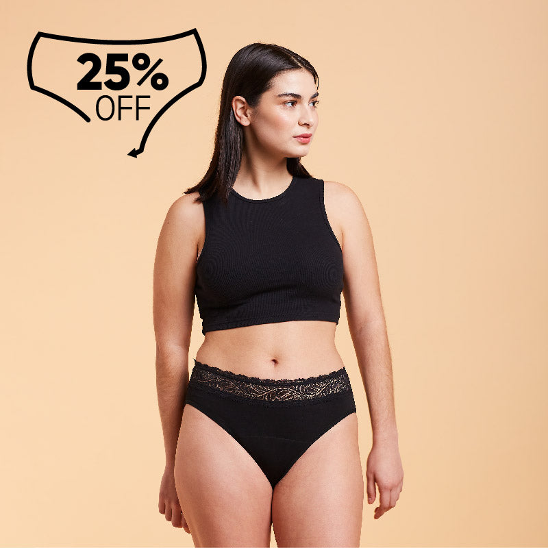 High Waist Flujo Intenso