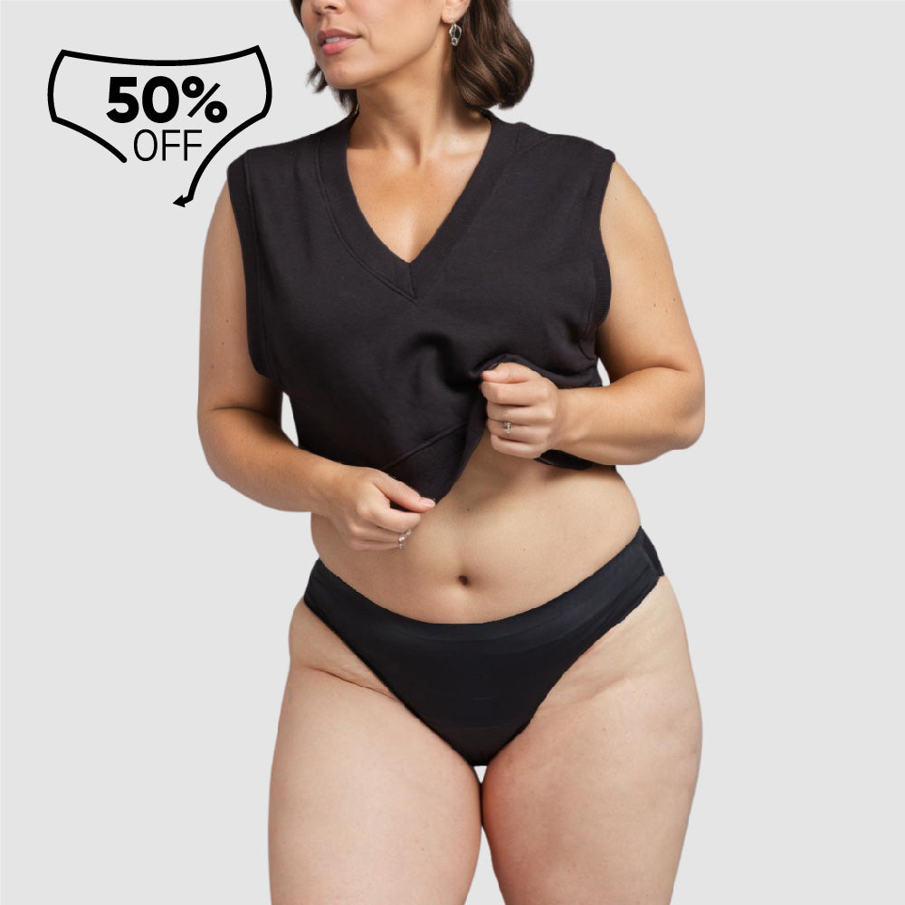 Bikini Sin Costuras Flujo Moderado