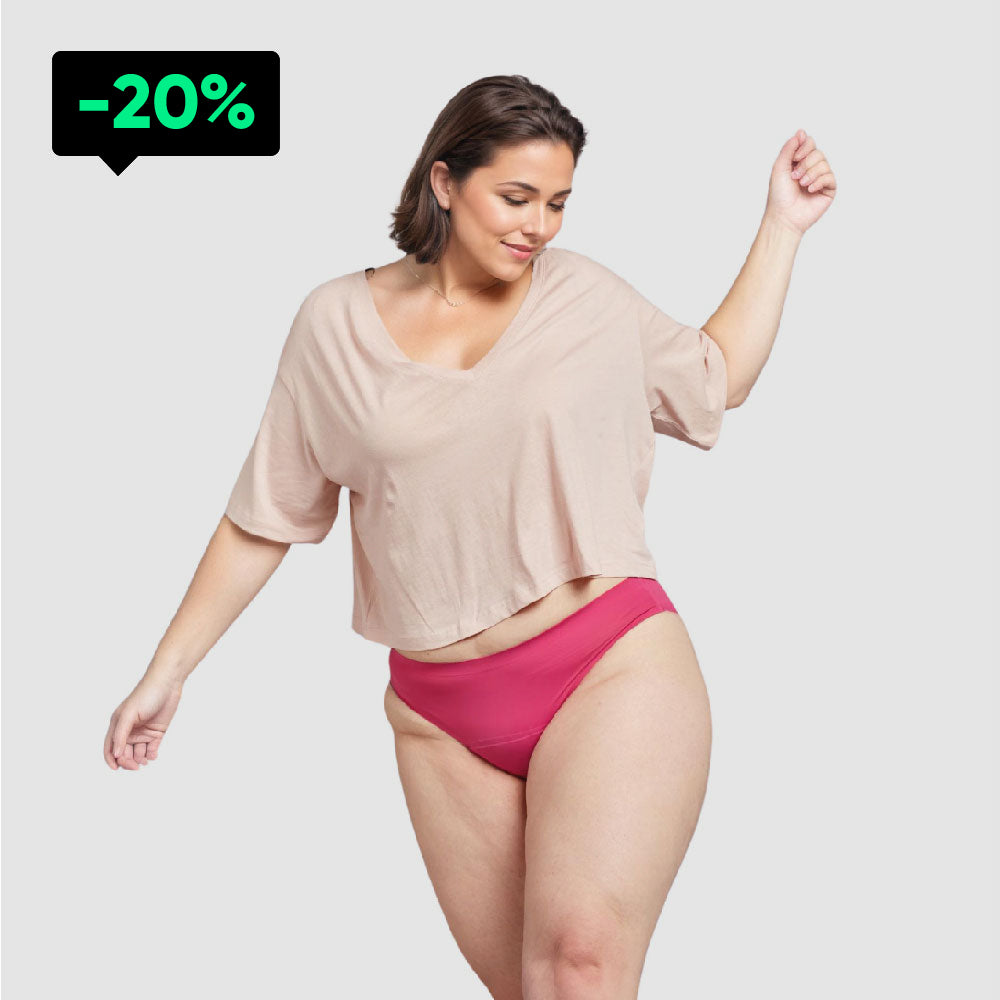 Bikini Sin Costuras Flujo Moderado