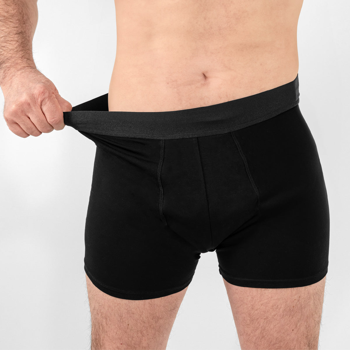 boxer incontinencia hombre, Negro, S, M, L, XL, XXL