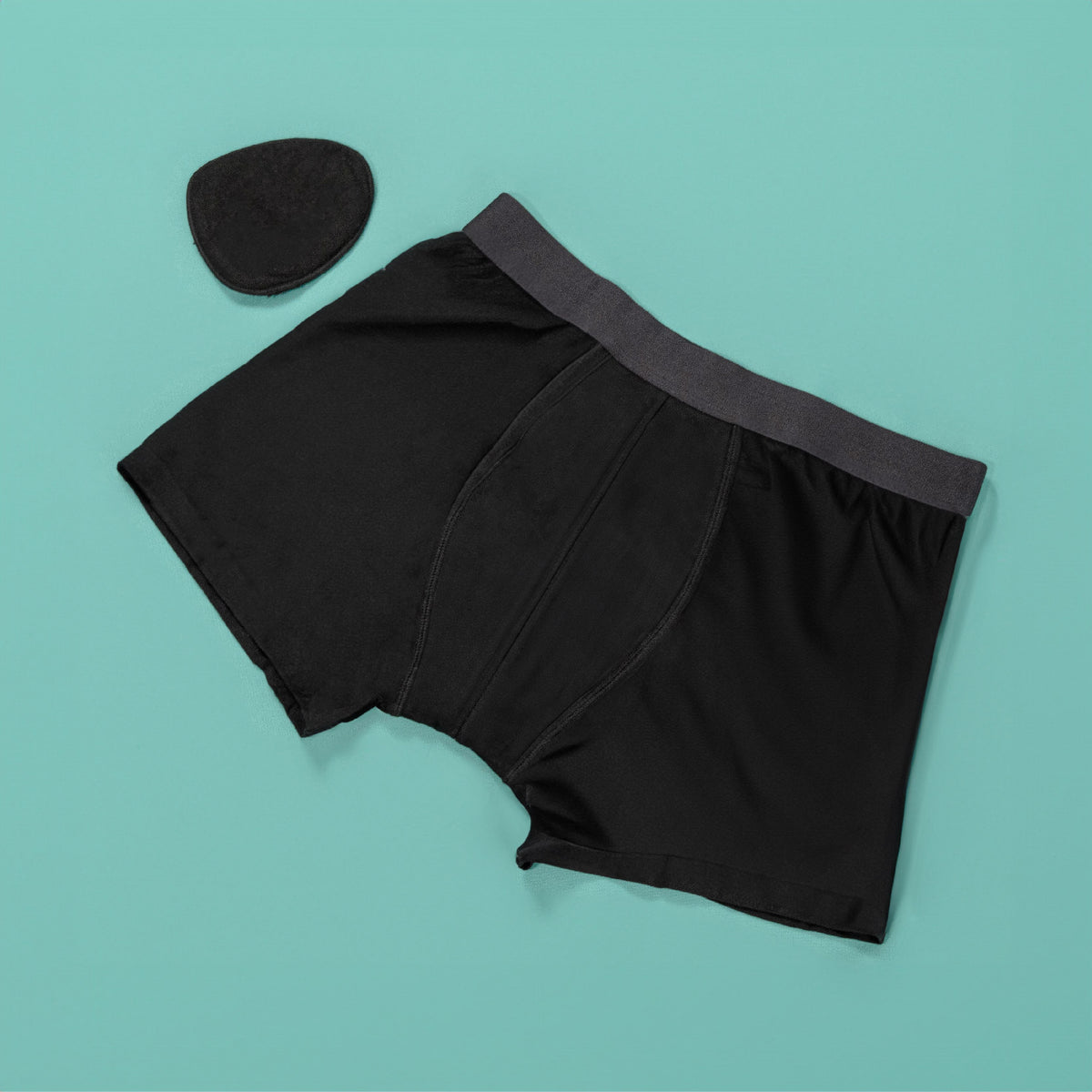 boxer incontinencia hombre, Negro, S, M, L, XL, XXL