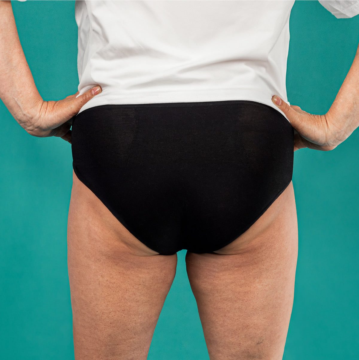 calzón incontinencia mujer, Negro, S, M, L, XL, XXL